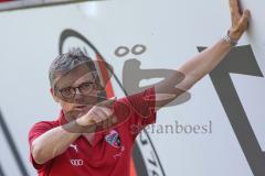 3. Fußball-Liga - Saison 2019/2020 - FC Victoria Köln - FC Ingolstadt 04 - Sportdirektor Michael Henke (FCI)  - Foto: Meyer Jürgen