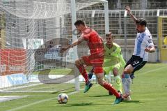 3. Liga - 1860 München - FC Ingolstadt 04 - Maximilian Thalhammer (6, FCI) Torwart Hiller Marco (1, München) Erdmann Dennis (13, München)