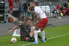 3. Fußball-Liga - Saison 2019/2020 - FC Victoria Köln - FC Ingolstadt 04 - Peter Kurzweg (#16,FCI)  - Foto: Meyer Jürgen