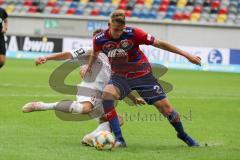 3. Liga - Fußball - KFC Uerdingen - FC Ingolstadt 04 - Zweikampf Maxsö Andreas (KFC 2) Patrick Sussek (37, FCI)