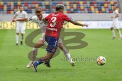 3. Liga - Fußball - KFC Uerdingen - FC Ingolstadt 04 - Zweikampf Gündüz Selim (KFC 3) Patrick Sussek (37, FCI)