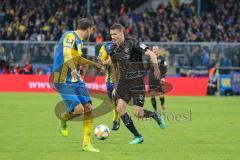 3. Liga - Fußball - Eintracht Braunschweig - FC Ingolstadt 04 - Maximilian Thalhammer (6, FCI) Danilo Wiebe (23 Braunschweig) Benjamin Kessel