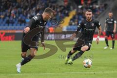 3. Liga - Fußball - Eintracht Braunschweig - FC Ingolstadt 04 - Fatih Kaya (9, FCI) Dennis Eckert Ayensa (7, FCI)