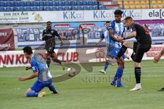 3. Liga - SV Meppen - FC Ingolstadt 04 - Maximilian Wolfram (8, FCI) trifft Jesgarzewski Janik (3 Meppen)