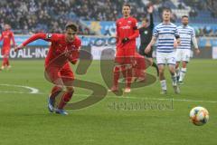 3. Fußball-Liga - Saison 2019/2020 - MSV Duisburg - FC Ingolstadt 04 - Dennis Eckert Ayensa (#7,FCI)  - Foto: Meyer Jürgen