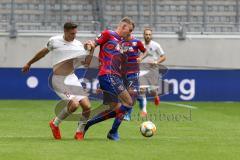 3. Liga - Fußball - KFC Uerdingen - FC Ingolstadt 04 - Maximilian Thalhammer (18, FCI) Zweikampf mit Maxsö Andreas (KFC 2)