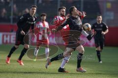 3. Liga - Würzburger Kickers - FC Ingolstadt 04 - rechts Marcel Gaus (19, FCI)