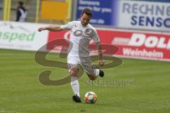 3. Fußball-Liga - Saison 2019/2020 - SV Waldhof Mannheim - FC Ingolstadt 04 - Peter Kurzweg (#16,FCI)  - Foto: Stefan Bösl