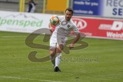 3. Fußball-Liga - Saison 2019/2020 - SV Waldhof Mannheim - FC Ingolstadt 04 - Peter Kurzweg (#16,FCI)  - Foto: Stefan Bösl