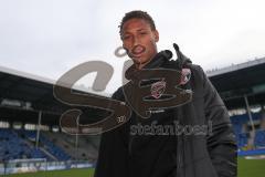 3. Fußball-Liga - Saison 2019/2020 - SV Waldhof Mannheim - FC Ingolstadt 04 - Ganiggia Ginola Elva (#14,FCI)  vor dem Spiel - Foto: Stefan Bösl