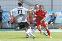 3. Liga - 1860 München - FC Ingolstadt 04 - Fatih Kaya (9, FCI) Erdmann Dennis (13, München)