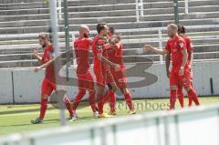 3. Liga - 1860 München - FC Ingolstadt 04 - Tor Jubel Maximilian Beister (10, FCI) mit Caniggia Ginola Elva (14, FCI) Tobias Schröck (21, FCI) Nico Antonitsch (5, FCI) Robin Krauße (23, FCI)