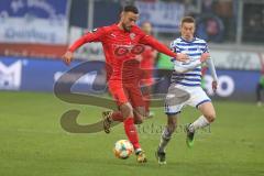 3. Fußball-Liga - Saison 2019/2020 - MSV Duisburg - FC Ingolstadt 04 - Fatih Kaya (#9,FCI)  - Foto: Meyer Jürgen