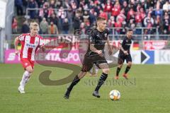 3. Liga - Würzburger Kickers - FC Ingolstadt 04 - Angrif Filip Bilbija (35, FCI) Lauf Spurt mit Ball