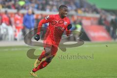 3. Fußball-Liga - Saison 2019/2020 - MSV Duisburg - FC Ingolstadt 04 - Agyemang Diawusie (#11,FCI)  - Foto: Meyer Jürgen