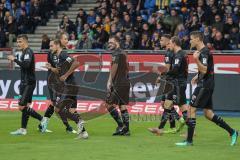 3. Liga - Fußball - Eintracht Braunschweig - FC Ingolstadt 04 - Tor durch Maximilian Thalhammer (6, FCI) Jubel Stefan Kutschke (30, FCI) Marcel Gaus (19, FCI) Dennis Eckert Ayensa (7, FCI) Nico Antonitsch (5, FCI) Fatih Kaya (9, FCI)