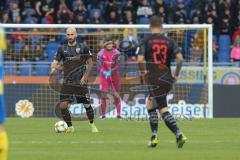 3. Liga - Fußball - Eintracht Braunschweig - FC Ingolstadt 04 - Nico Antonitsch (5, FCI) Robin Krauße (23, FCI) Torwart Fabijan Buntic (24, FCI)