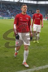 3. Liga - 1. FC Magdeburg - FC Ingolstadt 04 -Marcel Gaus (#19,FCI) - verlässt das Spielfeld nach dem warm machen - Foto: Jürgen Meyer