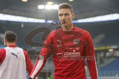 3. Fußball-Liga - Saison 2019/2020 - MSV Duisburg - FC Ingolstadt 04 - Die Spieler verlassen nach dem warm machen das Spielfeld -Maximilian Thalhammer (#6,FCI)  - Foto: Meyer Jürgen