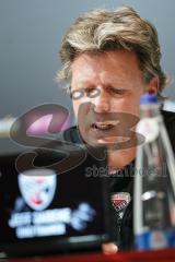 3. Liga - Würzburger Kickers - FC Ingolstadt 04 - Pressekonferenz nach dem Spiel, Cheftrainer Jeff Saibene (FCI)