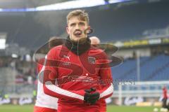 3. Fußball-Liga - Saison 2019/2020 - MSV Duisburg - FC Ingolstadt 04 - Die Spieler verlassen nach dem warm machen das Spielfeld -Dennis Eckert Ayensa (#7,FCI)  -  - Foto: Meyer Jürgen