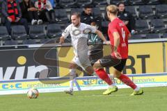 3. Liga - Fußball - SG Sonnenhof Großaspach - FC Ingolstadt 04 - Michael Heinloth (17, FCI) Korbinian Burger (4 SG)