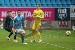 3. Liga - Chemnitzer FC - FC Ingolstadt 04 - Dennis Eckert Ayensa (7, FCI) Sirigu Sandro (8 Chemnitz) Torwart Jakubov Jakub (1 Chemnitz)