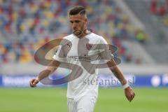 3. Liga - Fußball - KFC Uerdingen - FC Ingolstadt 04 - Ecke Maximilian Wolfram (8, FCI)