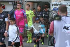 3. Fußball-Liga - Saison 2019/2020 - FC Victoria Köln - FC Ingolstadt 04 - Torwart Fabijan Buntic (#24,FCI)  beim Einlaufen - Foto: Meyer Jürgen