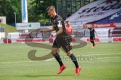 3. Liga - SV Meppen - FC Ingolstadt 04 - Alleingang zu Tor, Stefan Kutschke (30, FCI) schießt das 0:1, Jubel