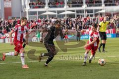 3. Liga - Würzburger Kickers - FC Ingolstadt 04 - Sebastian Schuppan (27 Würzburg) Frederic Ananou (2, FCI) Patrick Sontheimer (12 Würzburg)