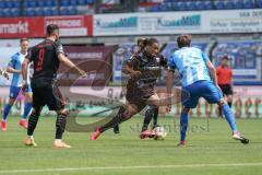 3. Liga - SV Meppen - FC Ingolstadt 04 - Caniggia Ginola Elva (14, FCI) Puttkammer Steffen (22 Meppen) Fatih Kaya (9, FCI)