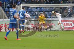 3. Liga - 1. FC Magdeburg - FC Ingolstadt 04 - Tobias Schröck (#21,FCI)  - Torwart Fabijan Buntic (#24,FCI)  - Foto: Jürgen Meyer