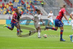 3. Liga - Fußball - KFC Uerdingen - FC Ingolstadt 04 - Caniggia Ginola Elva (14, FCI) Maxsö Andreas (KFC 2)