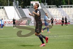 3. Liga - SV Meppen - FC Ingolstadt 04 - Alleingang Schuß Tor Jubel Stefan Kutschke (30, FCI) 0:1