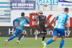 3. Liga - SV Meppen - FC Ingolstadt 04 - stoppt den Ball, Nico Antonitsch (5, FCI) Undav Deniz (9 Meppen)