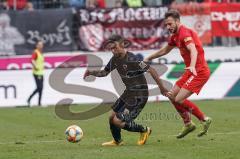 3. Liga - Hallescher FC - FC Ingolstadt 04 - Robin Krauße (23, FCI) Sohm Pascal (9 Halle)