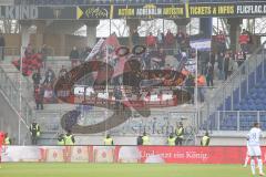 3. Fußball-Liga - Saison 2019/2020 - MSV Duisburg - FC Ingolstadt 04 - Mitgereiste Fans - Foto: Meyer Jürgen