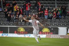 3. Liga - Fußball - SG Sonnenhof Großaspach - FC Ingolstadt 04 - Tor Jubel Maximilian Wolfram (8, FCI) 1:4