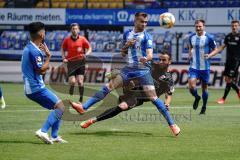 3. Liga - SV Meppen - FC Ingolstadt 04 - Fatih Kaya (9, FCI) Torchance Drehschuß, Komenda Marco (6 Meppen) verhindert