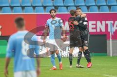 3. Liga - Chemnitzer FC - FC Ingolstadt 04 - Tor Jbel Stefan Kutschke (30, FCI)  mit Filip Bilbija (35, FCI) Hoheneder Niklas (3 Chemnitz)