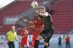 3. Liga - FSV Zwickau - FC Ingolstadt 04 - Ali Odabas (4 Zwickau) Stefan Kutschke (30, FCI)