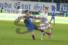 3. Liga - 1. FC Magdeburg - FC Ingolstadt 04 - Dennis Eckert Ayensa (#7,FCI)  - Tobias Müller (#5 Magdeburg) - Foto: Jürgen Meyer