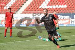 3. Liga - FSV Zwickau - FC Ingolstadt 04 - Maximilian Beister (10, FCI) überwindet Torwart Brinkies Johannes (1 Zwickau) und trifft zum 0:3 Tor Jubel