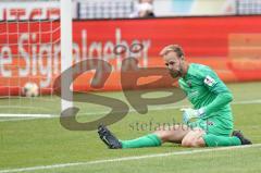 3. Liga - SV Meppen - FC Ingolstadt 04 - Torwart Marco Knaller (1, FCI), knapp vorbei