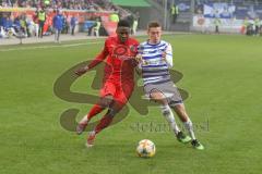 3. Fußball-Liga - Saison 2019/2020 - MSV Duisburg - FC Ingolstadt 04 - Frederic Ananou (#2,FCI) - Foto: Meyer Jürgen