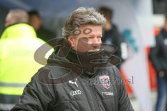 3. Fußball-Liga - Saison 2019/2020 - MSV Duisburg - FC Ingolstadt 04 - Chef-Trainer Jeff Saibene (FCI) - Foto: Meyer Jürgen