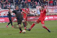 3. Liga - Hallescher FC - FC Ingolstadt 04 - Stefan Kutschke (30, FCI) Syhre Anthony (4 Halle)