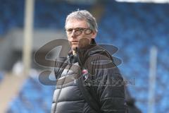 3. Fußball-Liga - Saison 2019/2020 - SV Waldhof Mannheim - FC Ingolstadt 04 - Sportdirektor Michael Henke (FCI)  - Foto: Stefan Bösl