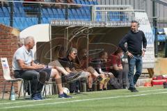 3. Liga - SV Meppen - FC Ingolstadt 04 - Unterhaltung der Trainer Cheftrainer Tomas Oral (FCI) und Cheftrainer Christian Neidhart (Meppen)